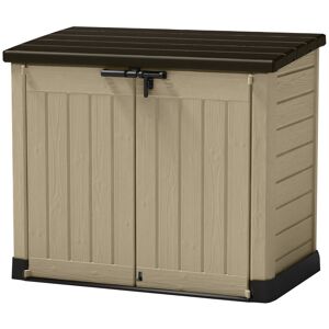 Keter Store It Out Max 1200L Storage Shed - Beige / Brown Brown/Beige 125cm H X 145.4cm W X 82cm D Keter Store It Out Max 1200L Storage Shed - Beige / Brown Brown/Beige 125cm H X 145.4cm W X 82cm D