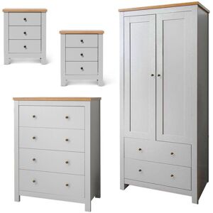 17 Stories Maryhannah 4 Piece Bedroom Set Stone Grey 180cm H X 79cm W X 52cm D 17 Stories Maryhannah 4 Piece Bedroom Set Stone Grey 180cm H X 79cm W X 52cm D