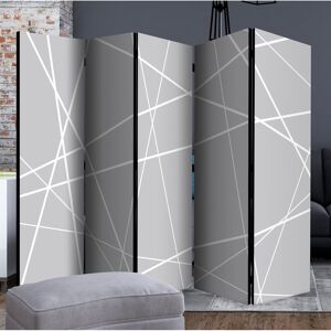 Ebern Designs Pippi Room Divider White;Grey 172cm H X 225cm W X 3cm D Ebern Designs Pippi Room Divider White;Grey 172cm H X 225cm W X 3cm D