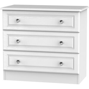 August Grove Fully Assembled Asphodèle 3 Drawer Chest White Ash 69.5cm H X 76.5cm W X 41.5cm D August Grove Fully Assembled Asphodèle 3 Drawer Chest White Ash 69.5cm H X 76.5cm W X 41.5cm D