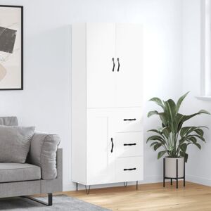 George Oliver Williamsport 69.5 Cm Wide 3 Drawer Highboard White 180cm H X 69.5cm W X 34cm D George Oliver Williamsport 69.5 Cm Wide 3 Drawer Highboard White 180cm H X 69.5cm W X 34cm D