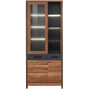 Union Rustic Bente Display Cabinet Brown 196cm H X 82cm W X 38cm D Union Rustic Bente Display Cabinet Brown 196cm H X 82cm W X 38cm D
