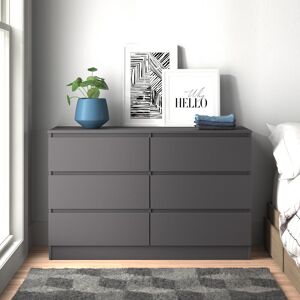 Zipcode Design Braunstein 6 Drawer Chest Of Drawers Grey 77cm H X 40cm D;77cm H X 40cm D;77cm H X 40cm D;77cm H X 40cm D;77cm H X 40cm D Zipcode Design Braunstein 6 Drawer Chest Of Drawers Grey 77cm H X 40cm D;77cm H X 40cm D;77cm H X 40cm D;77cm H X 40cm D;77cm H X 40cm D