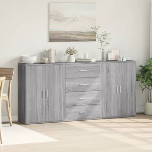 Alpen Home Yandell 60 Sideboard Grey Sonoma 84cm H X 60cm W X 31cm D Alpen Home Yandell 60 Sideboard Grey Sonoma 84cm H X 60cm W X 31cm D