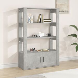 Ebern Designs Liiam Bookcase Concrete Grey 119.5cm H X 80cm W X 30cm D Ebern Designs Liiam Bookcase Concrete Grey 119.5cm H X 80cm W X 30cm D