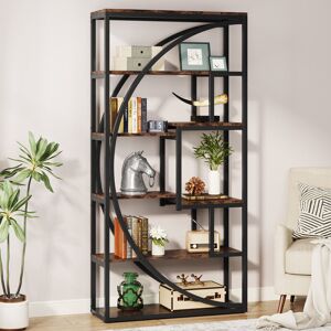 Rio Alieyah Bookcase Rustic Brown 180cm H X 80cm W X 30cm D Rio Alieyah Bookcase Rustic Brown 180cm H X 80cm W X 30cm D