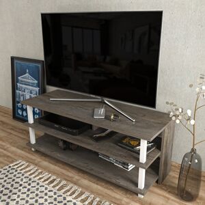 Blue Elephant Pueblo TV Stand for TVs up to 50" White/Dark Oak 50" Blue Elephant Pueblo TV Stand for TVs up to 50" White/Dark Oak 50"