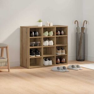 Latitude Run Shoe Cabinet Concrete 77.5 X 30 X 67 Cm Engineered Wood Artisan Oak 12 Latitude Run Shoe Cabinet Concrete 77.5 X 30 X 67 Cm Engineered Wood Artisan Oak 12