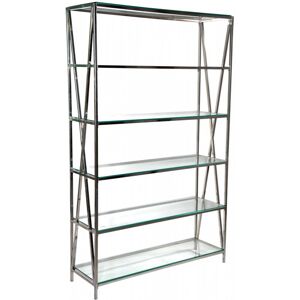 Ebern Designs 202cm 5 Shelf Shelving Unit Silver 202cm H X 125cm W X 39cm D Ebern Designs 202cm 5 Shelf Shelving Unit Silver 202cm H X 125cm W X 39cm D