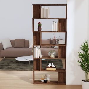 Latitude Run Loriner Bookcase Brown Oak 192cm H X 80cm W X 24cm D Latitude Run Loriner Bookcase Brown Oak 192cm H X 80cm W X 24cm D