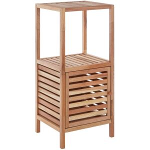 Natur Pur Nathan 40 x 86 Bathroom Shelf Unit Brown 86cm H X 40cm W X 36cm D Natur Pur Nathan 40 x 86 Bathroom Shelf Unit Brown 86cm H X 40cm W X 36cm D