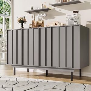 Latitude Run Sideboard With 4 Doors Grey 82.5cm H X 140cm W X 38.5cm D Latitude Run Sideboard With 4 Doors Grey 82.5cm H X 140cm W X 38.5cm D