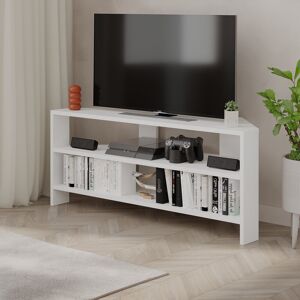 Zipcode Design Beene TV Stand for TVs up to 49" Stylish Corner Media Unit White 32" Zipcode Design Beene TV Stand for TVs up to 49" Stylish Corner Media Unit White 32"