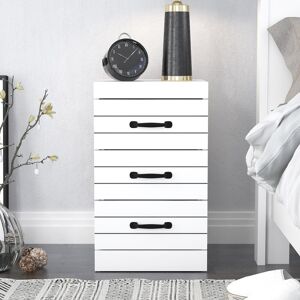 17 Stories Allington 3 Drawer Bedside Table White 59.5cm H X 35.1cm W X 31.2cm D 17 Stories Allington 3 Drawer Bedside Table White 59.5cm H X 35.1cm W X 31.2cm D