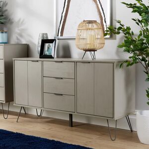 George Oliver Rothley 130.6cm Solid Wood Sideboard Grey 73.6cm H X 130.6cm W X 43cm D George Oliver Rothley 130.6cm Solid Wood Sideboard Grey 73.6cm H X 130.6cm W X 43cm D