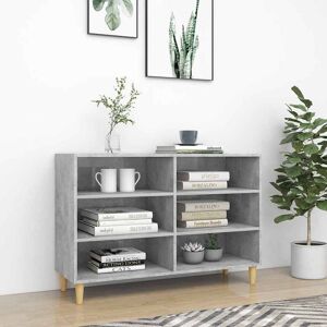 17 Stories Giuseppa Bookcase Concrete Grey 70cm H X 103.5cm W X 35cm D 17 Stories Giuseppa Bookcase Concrete Grey 70cm H X 103.5cm W X 35cm D