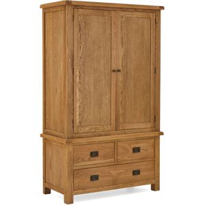 Union Rustic Benjamin 2 Door Wardrobe Natural 198cm H X 120cm W X 57cm D Union Rustic Benjamin 2 Door Wardrobe Natural 198cm H X 120cm W X 57cm D