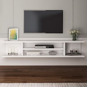 Blue Elephant Abbie-Jai TV Stand for TVs up to 70" White 55" Blue Elephant Abbie-Jai TV Stand for TVs up to 70" White 55"