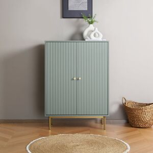 Fairmont Park Ajasia 2 - Door Rectangle Accent Cabinet Green 110cm H X 80cm W X 40cm D Fairmont Park Ajasia 2 - Door Rectangle Accent Cabinet Green 110cm H X 80cm W X 40cm D