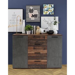 Borough Wharf Carennac 129.6Cm Wide 4 Drawer Sideboard Brown 91.3cm H X 129.6cm W X 38cm D Borough Wharf Carennac 129.6Cm Wide 4 Drawer Sideboard Brown 91.3cm H X 129.6cm W X 38cm D