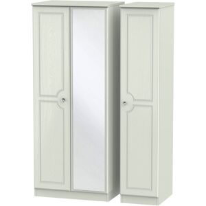 Rosalind Wheeler Fully Assembled Tolna Crystal 3 Door Wardrobe Kashmir Matt Veneer 182.5cm H X 111cm W X 53cm D Rosalind Wheeler Fully Assembled Tolna Crystal 3 Door Wardrobe Kashmir Matt Veneer 182.5cm H X 111cm W X 53cm D