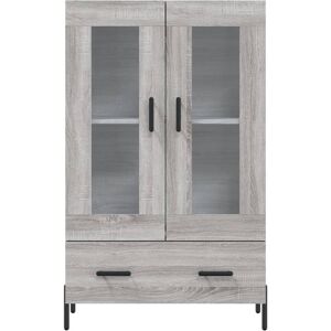 17 Stories Madelle 69.5cm Wide 1 Drawer Highboard Grey 115cm H X 69.5cm W X 31cm D 17 Stories Madelle 69.5cm Wide 1 Drawer Highboard Grey 115cm H X 69.5cm W X 31cm D