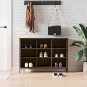 Latitude Run Shoe Cabinet Smoked Oak 100X35x70 Cm Engineered Wood Brown Oak 9 Latitude Run Shoe Cabinet Smoked Oak 100X35x70 Cm Engineered Wood Brown Oak 9