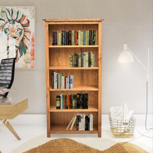 Union Rustic Criollo Bookcase Brown 180cm H X 90cm W X 30cm D Union Rustic Criollo Bookcase Brown 180cm H X 90cm W X 30cm D