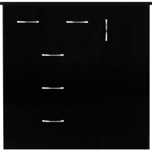 Zipcode Design Cascio 1 Door Wardrobe Black 115cm H X 117cm W X 46cm D Zipcode Design Cascio 1 Door Wardrobe Black 115cm H X 117cm W X 46cm D