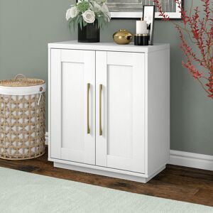 Hudson&Canal Tillman 2 - Door Rectangle Accent Cabinet White 81.3cm H X 76.2cm W X 35.6cm D Hudson&Canal Tillman 2 - Door Rectangle Accent Cabinet White 81.3cm H X 76.2cm W X 35.6cm D