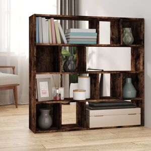 Latitude Run Lencola Bookcase Smoked Oak 102cm H X 105cm W X 24cm D Latitude Run Lencola Bookcase Smoked Oak 102cm H X 105cm W X 24cm D