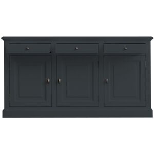 Rosalind Wheeler Blaxton 177 Cm Wide 3 Drawer Sideboard Anthracite Grey 95cm H X 177cm W X 45cm D Rosalind Wheeler Blaxton 177 Cm Wide 3 Drawer Sideboard Anthracite Grey 95cm H X 177cm W X 45cm D