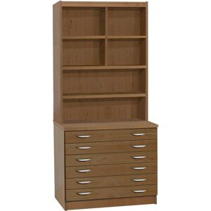 Ebern Designs Brendalynn 4 -Drawer Storage Cabinet English Oak 182cm H X 85cm W X 54cm D Ebern Designs Brendalynn 4 -Drawer Storage Cabinet English Oak 182cm H X 85cm W X 54cm D