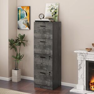 17 Stories Syndi 40cm Wide 4 -Drawer Wooden Filing Cabinet Black 331.98cm H X 102.11cm W X 102.11cm D 17 Stories Syndi 40cm Wide 4 -Drawer Wooden Filing Cabinet Black 331.98cm H X 102.11cm W X 102.11cm D