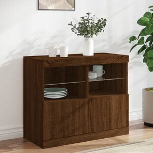 Metro Bashuk 81cm Sideboard Brown Oak 67cm H X 81cm W X 37cm D Metro Bashuk 81cm Sideboard Brown Oak 67cm H X 81cm W X 37cm D