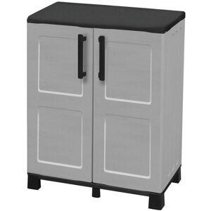 DMORA Outdoor/Indoor Multiuse Storage Cabinet - 68x37h90cm, Gray DMORA Outdoor/Indoor Multiuse Storage Cabinet - 68x37h90cm, Gray