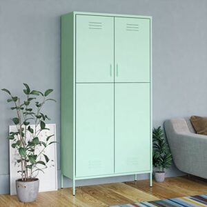 Rio Branwell Steel 2 - Door Cabinet Mint 180cm H X 90cm W X 50cm D Rio Branwell Steel 2 - Door Cabinet Mint 180cm H X 90cm W X 50cm D