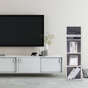 Ebern Designs Bookcase bookcase, storage shelf, room divider, office shelf, filing cabinet White 106cm H X 30cm W X 24cm D Ebern Designs Bookcase bookcase, storage shelf, room divider, office shelf, filing cabinet White 106cm H X 30cm W X 24cm D