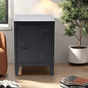 George Oliver Stonyford Steel 1 - Door Rectangle Accent Cabinet Black 57.5cm H X 40.5cm W X 30.5cm D George Oliver Stonyford Steel 1 - Door Rectangle Accent Cabinet Black 57.5cm H X 40.5cm W X 30.5cm D