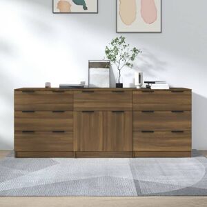 Latitude Run Hussam 180Cm Wide 7 Drawer Sideboard Brown 70cm H X 60cm W X 30cm D Latitude Run Hussam 180Cm Wide 7 Drawer Sideboard Brown 70cm H X 60cm W X 30cm D