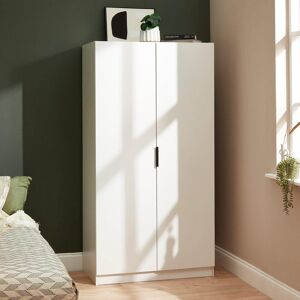 17 Stories Glenhaven Tall Cabinet / Wardrobe - White White 180cm H X 93cm W X 52cm D 17 Stories Glenhaven Tall Cabinet / Wardrobe - White White 180cm H X 93cm W X 52cm D