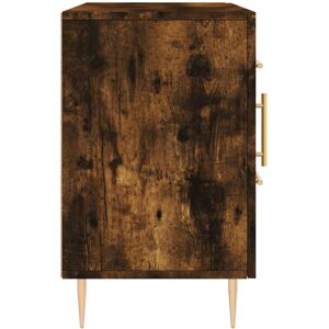 17 Stories Margelene 100 Wide 2 Drawer Smoked Oak 60cm H X 100cm W X 36cm D 17 Stories Margelene 100 Wide 2 Drawer Smoked Oak 60cm H X 100cm W X 36cm D