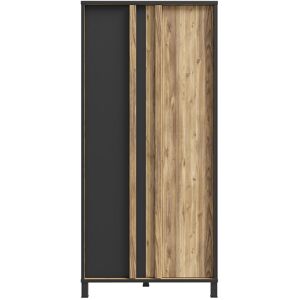 Natur Pur Glenview Manufactured Wood Wardrobe Manufactured Wood 194cm H X 89.5cm W X 58cm D Natur Pur Glenview Manufactured Wood Wardrobe Manufactured Wood 194cm H X 89.5cm W X 58cm D