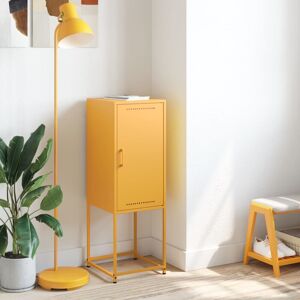 Borough Wharf Highboard Pink 36X39x107 Cm Steel Mustard Yellow 107cm H X 36cm W X 39cm D Borough Wharf Highboard Pink 36X39x107 Cm Steel Mustard Yellow 107cm H X 36cm W X 39cm D