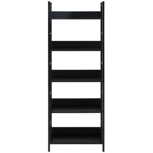 Latitude Run Gregory Bookcase Black/Black 158.5cm H X 27.6cm W X 60cm D Latitude Run Gregory Bookcase Black/Black 158.5cm H X 27.6cm W X 60cm D