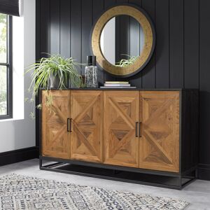Gracie Oaks Masboro Sideboard Rustic Oak 87cm H X 159cm W X 46cm D Gracie Oaks Masboro Sideboard Rustic Oak 87cm H X 159cm W X 46cm D