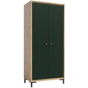 Alpen Home Vasilikos 2 Door Wardrobe Green 196cm H X 89cm W X 54cm D Alpen Home Vasilikos 2 Door Wardrobe Green 196cm H X 89cm W X 54cm D