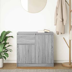 Latitude Run Sideboard With Drawer 71X35x65 Cm Engineered Wood Grey Sonoma 65cm H X 71cm W X 35cm D Latitude Run Sideboard With Drawer 71X35x65 Cm Engineered Wood Grey Sonoma 65cm H X 71cm W X 35cm D