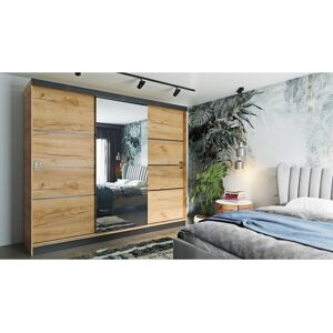 Brayden Studio Wardrobe Natural 205cm H X 200cm W X 59cm D Brayden Studio Wardrobe Natural 205cm H X 200cm W X 59cm D