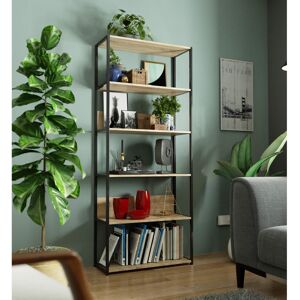 Latitude Run Bookcase Natural (6 shelves) 192cm H x 80cm W x 32cm D Latitude Run Bookcase Natural (6 shelves) 192cm H x 80cm W x 32cm D